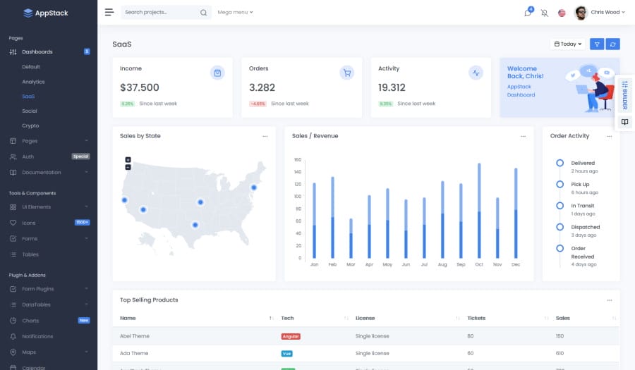 AppStack - React Admin & Dashboard Template